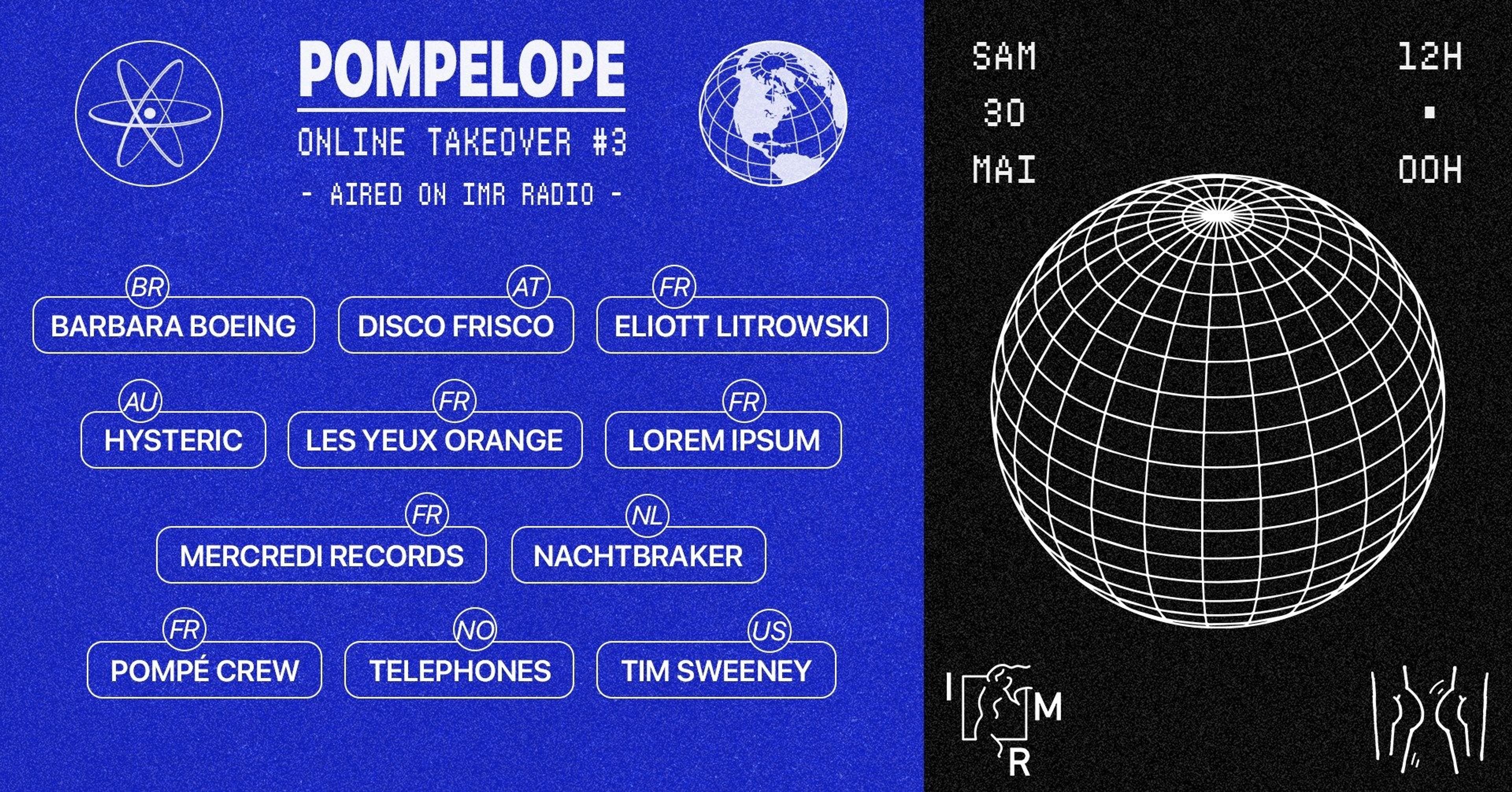 Pompelope Online Takeover #3, Live Stream
