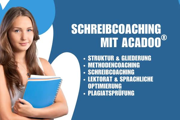 Akademische Beratung & wissenschaftliches Coaching | acadoo®
