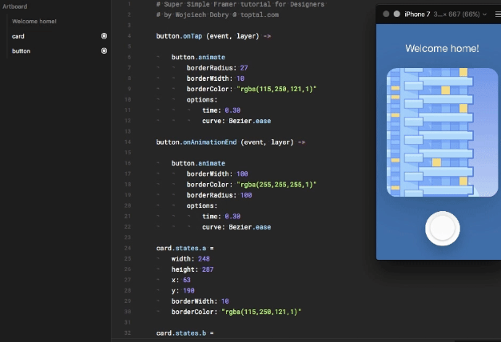 framer generated code