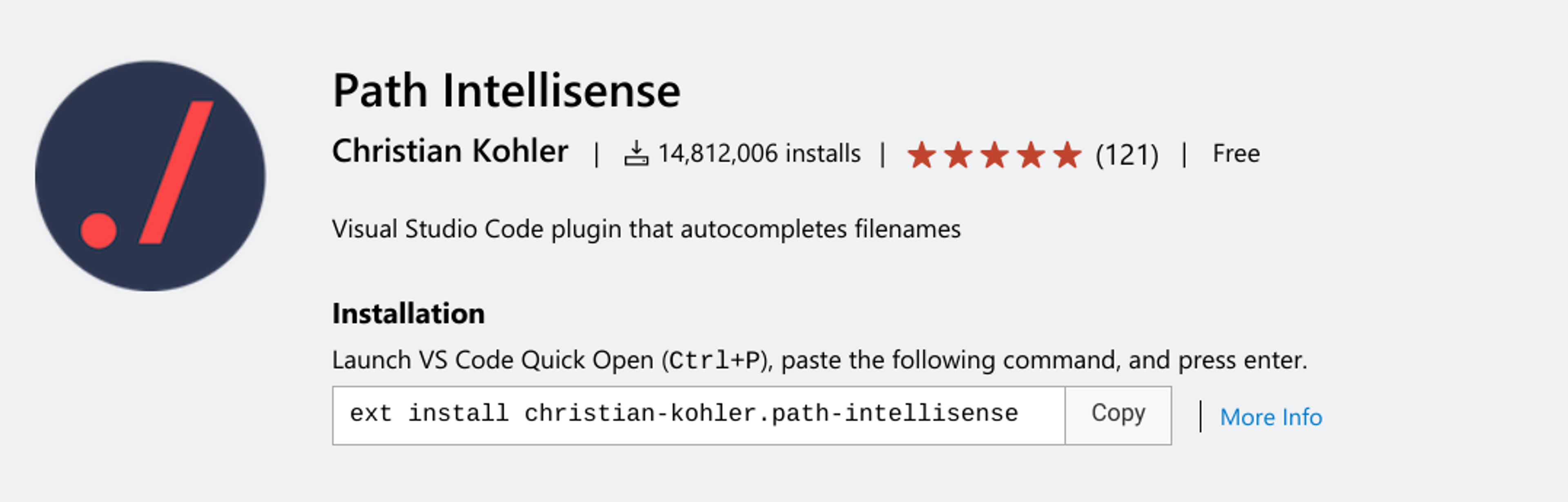 Path Intellisense