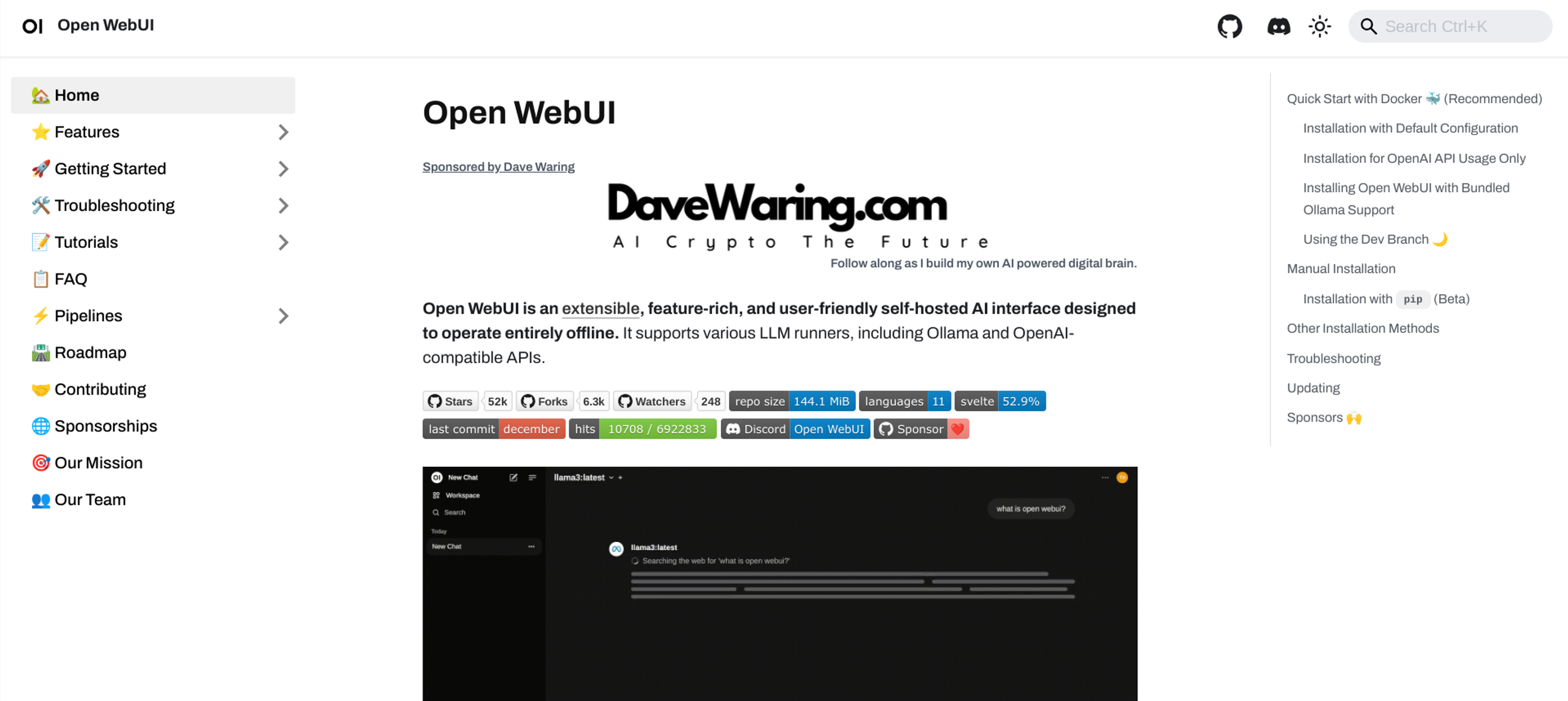 Open Web UI Docs