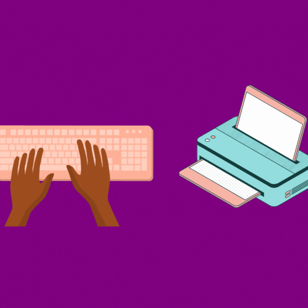 typing code