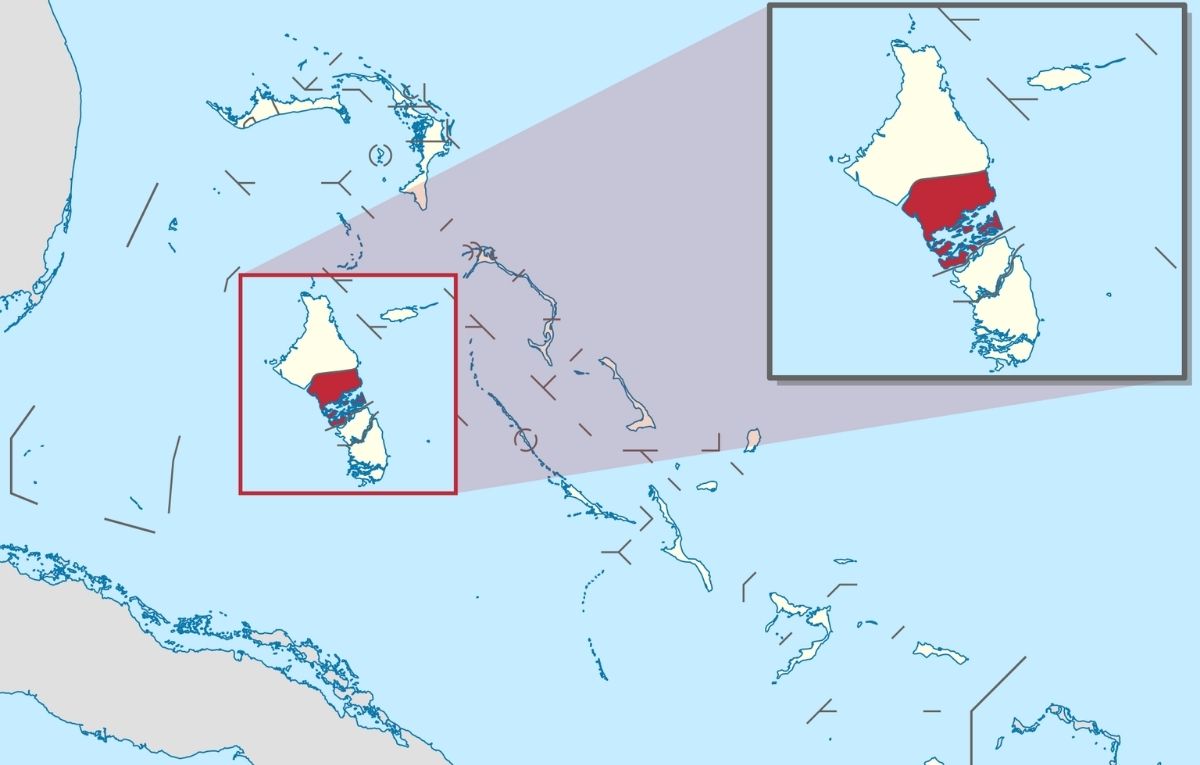 Location of the District of Central Andros