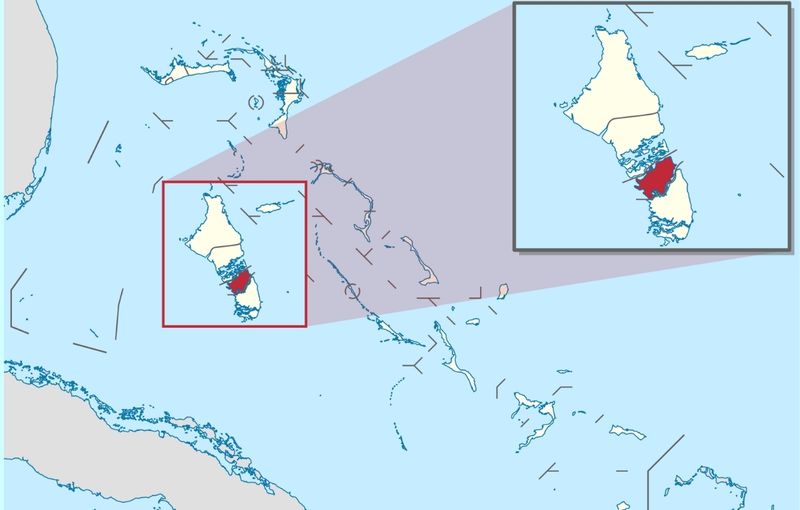 Location of the district of Mangrove Cay