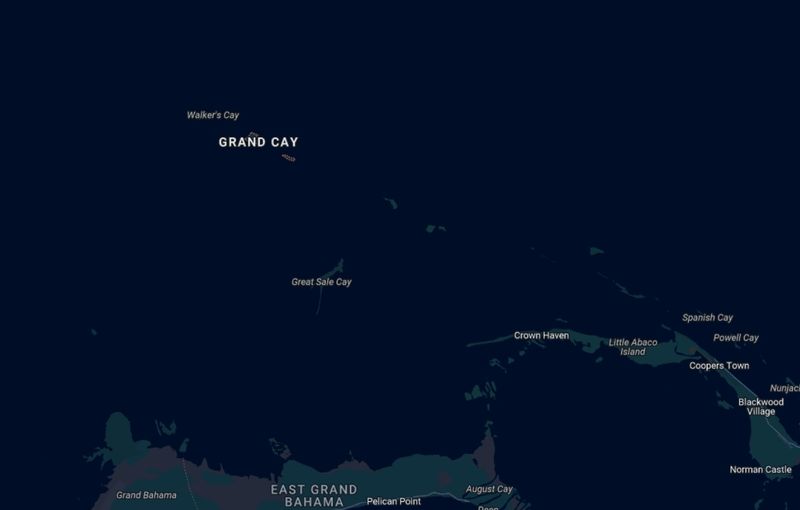 Grand Cay Map
