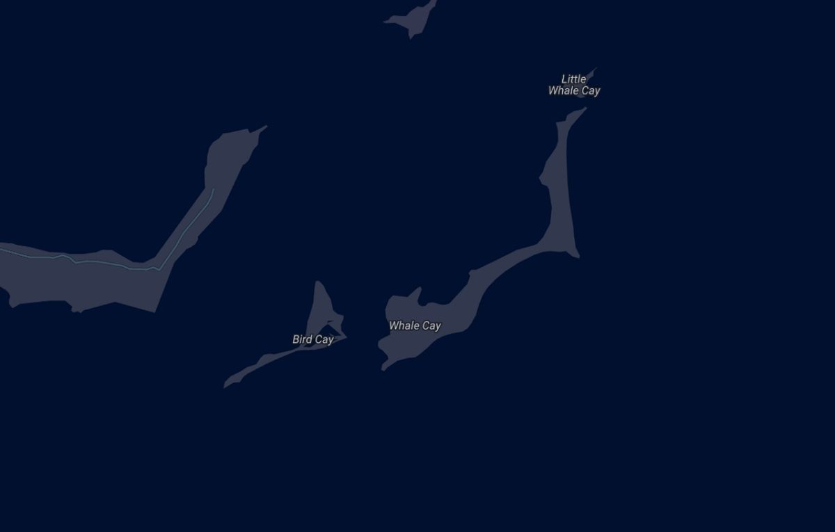 Big Whale Cay Map