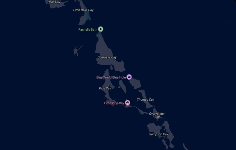 Pipe Cay Map