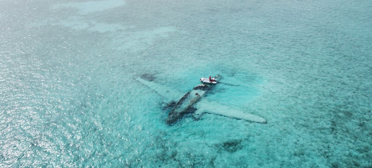 The Norman's Cay plane wreck