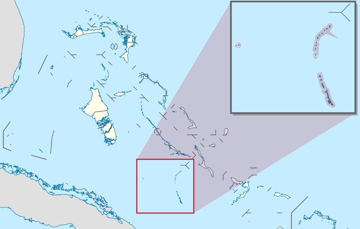 Ragged Island Map