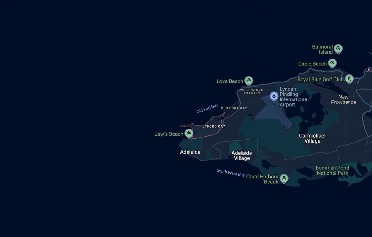 Lyford Cay Map