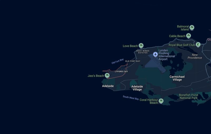 Lyford Cay Map