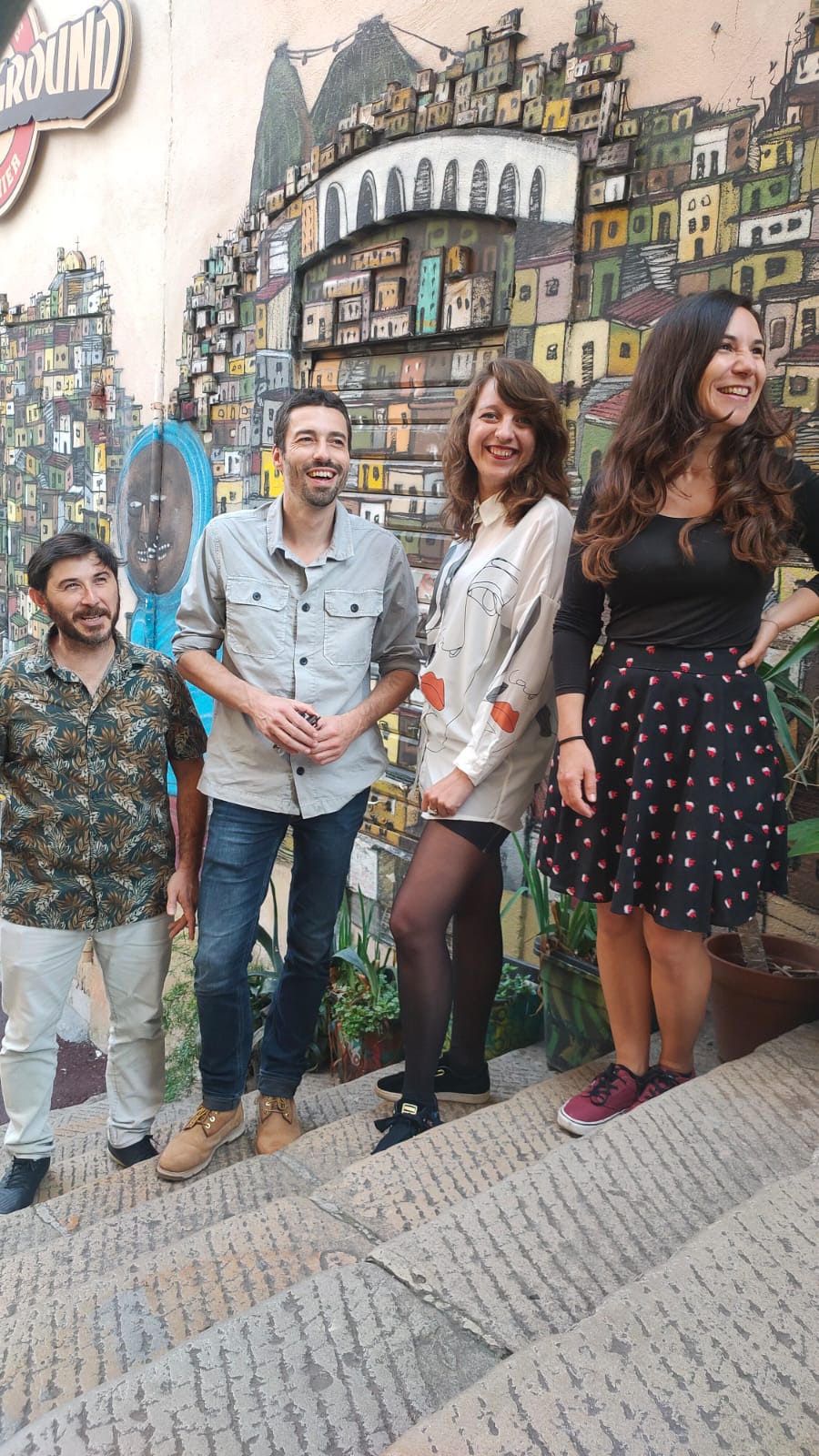 El equipo de France By locals, en Marsella.