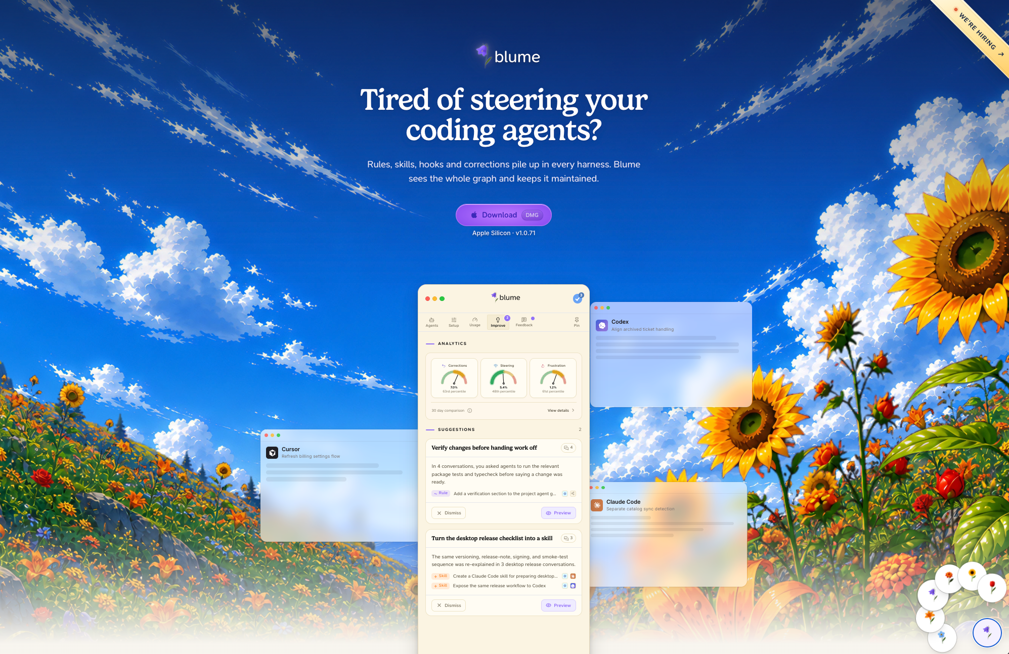 Screenshot of blume.codes