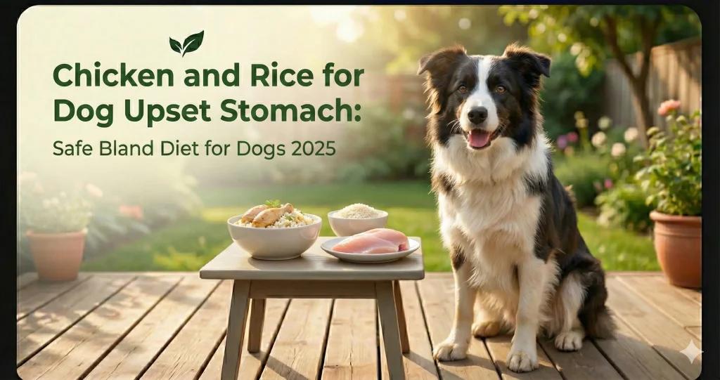 Chicken and Rice for Dog Upset Stomach: Safe Bland Diet for Dogs 2025