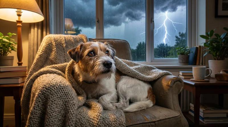 Dog Scared of Thunderstorms? 15 Effective Tips to Bring Comfort and Peace