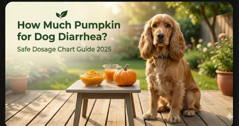 How Much Pumpkin for Dog Diarrhea? Safe Dosage Chart Guide 2025
