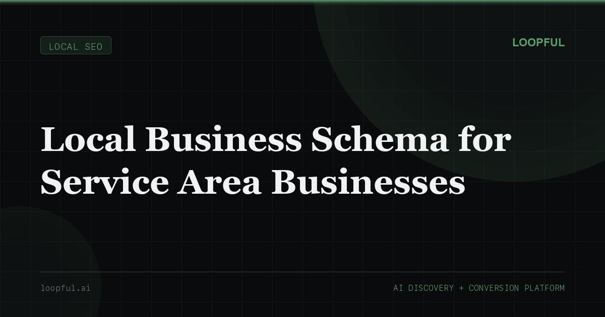 Cover image for: Local Business Schema for Service Area Businesses