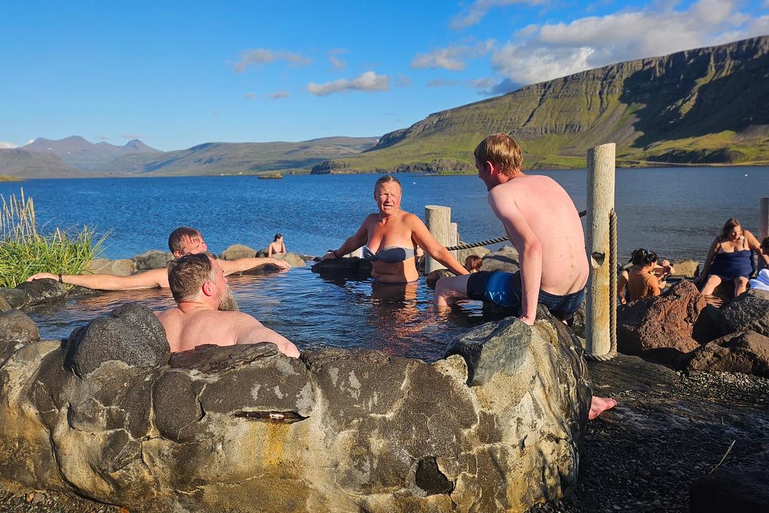 Hvammsvík hot springs