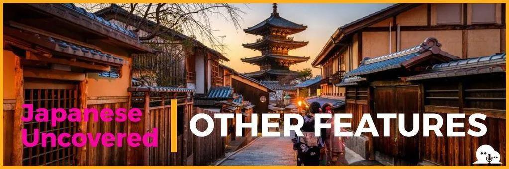 japanese uncovered review: other features