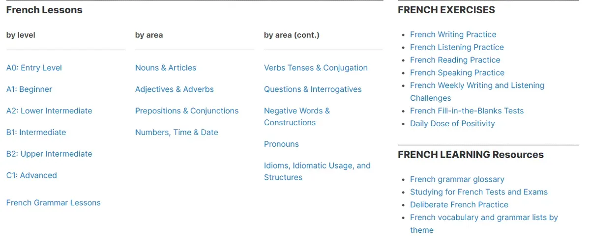 Kwiziq Language Library