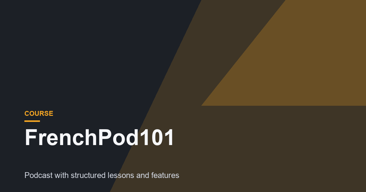 Is FrenchPod101 a good podcast to learn French with? (review)