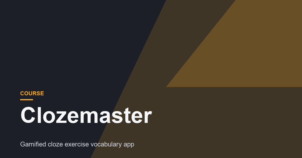 Clozemaster Review: Gamify your language learning!