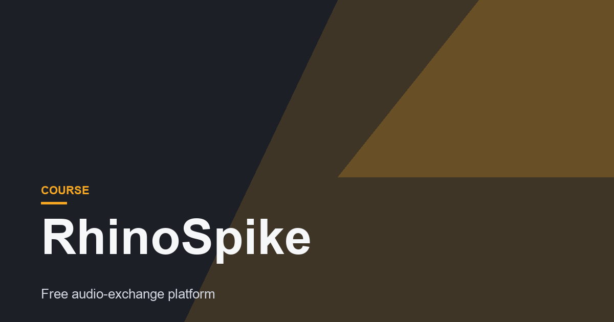 RhinoSpike Review: Excellent for improving listening skills