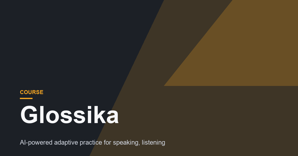 Glossika Review: Solid fundamentals, questionable execution.