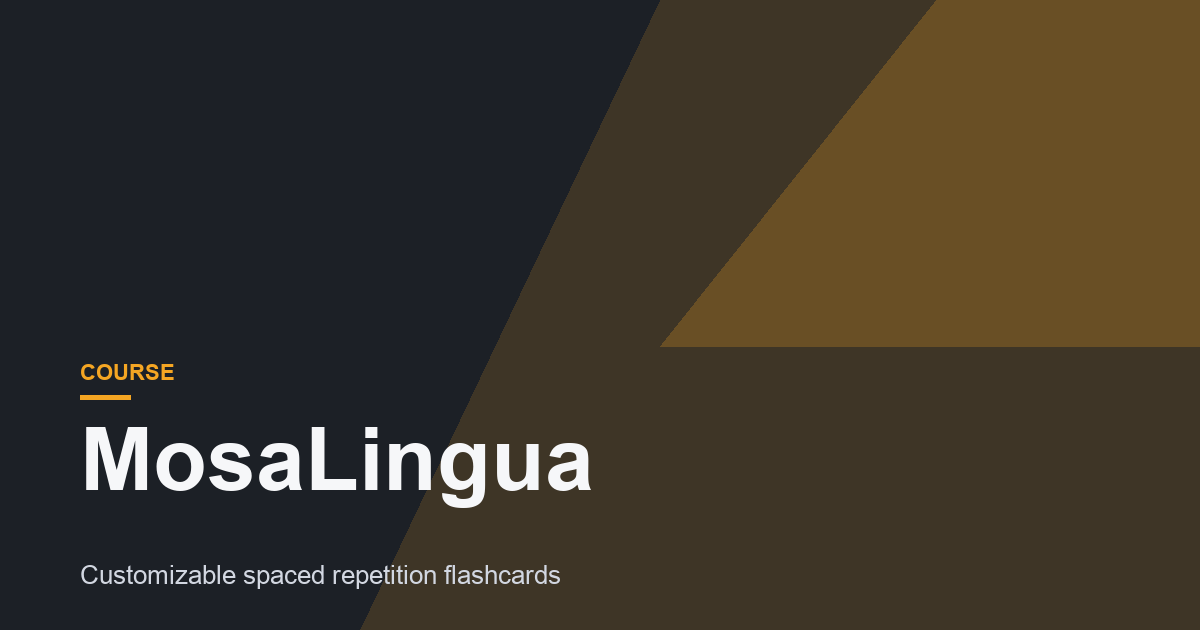 MosaLingua Review: Much more than just a flashcard app
