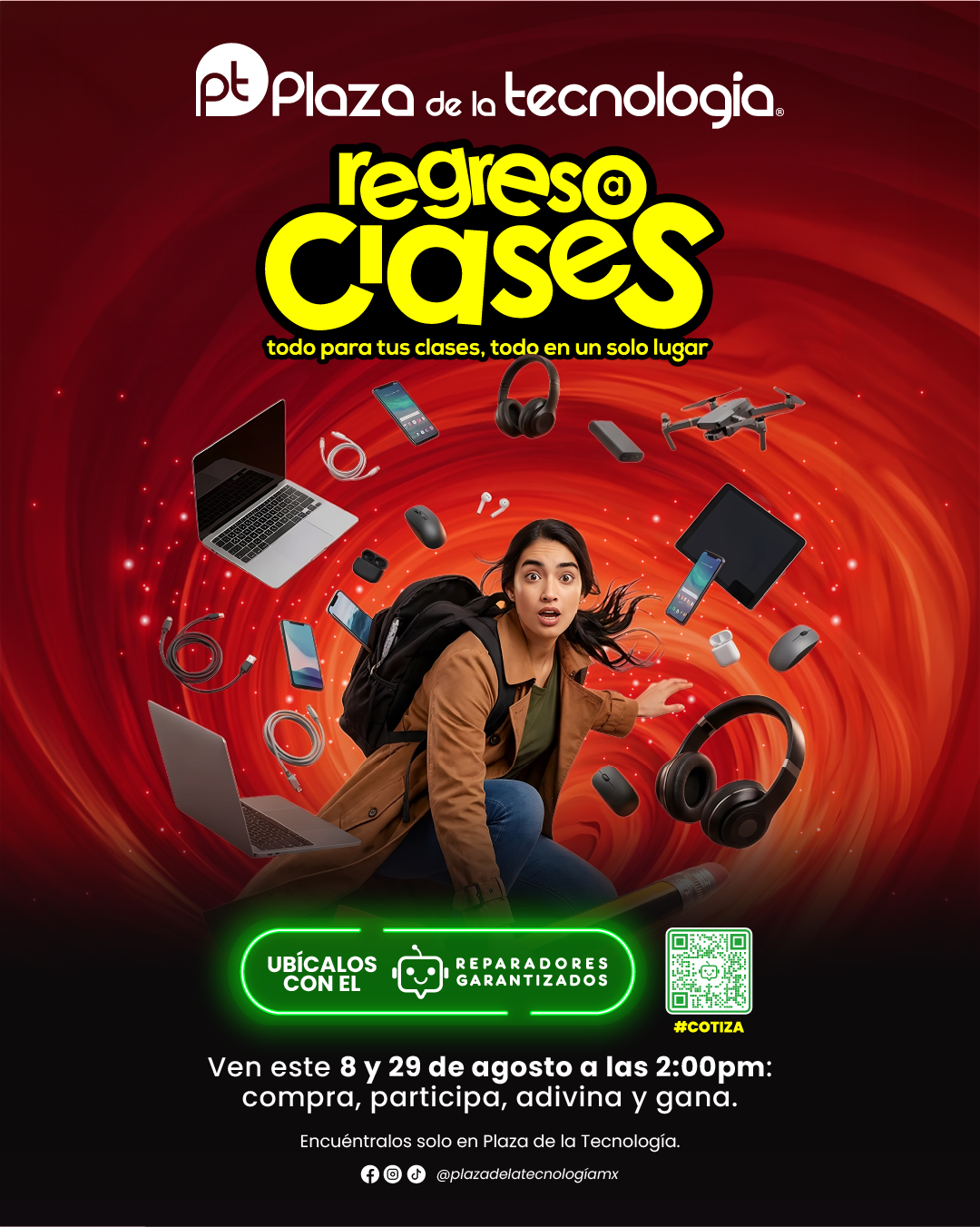 🎒✨ ¡Regreso a Clases en Plaza de la Tecnología!