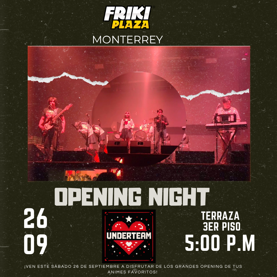 🎸🔥 ¡LA TERRAZA DE FRKI PLAZA MONTERREY SE LLENA DE ROCK Y ANIME! 🔥🎸