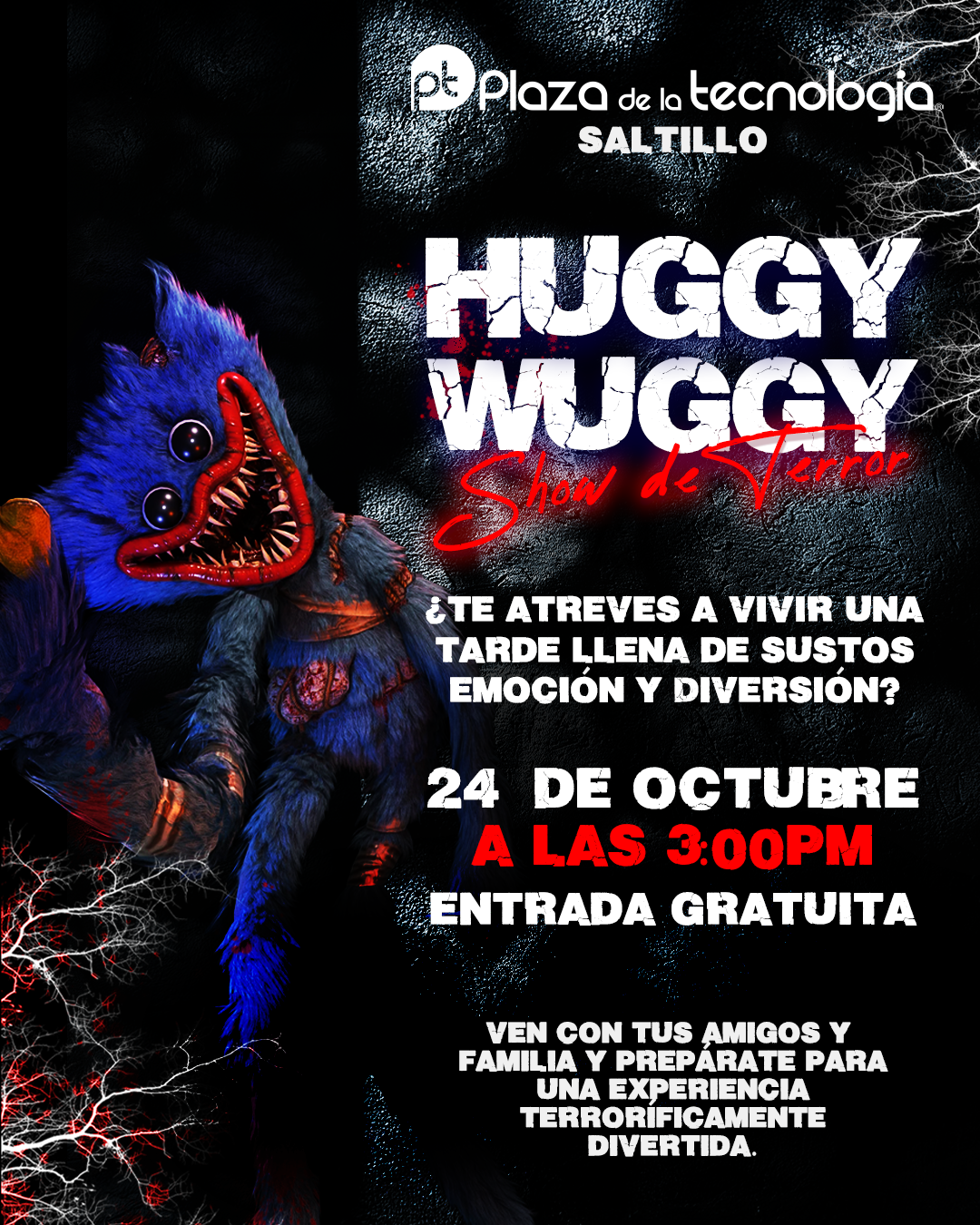 👻💙 ¡HUGGY WUGGY LLEGA A SALTILLO! 💙👻