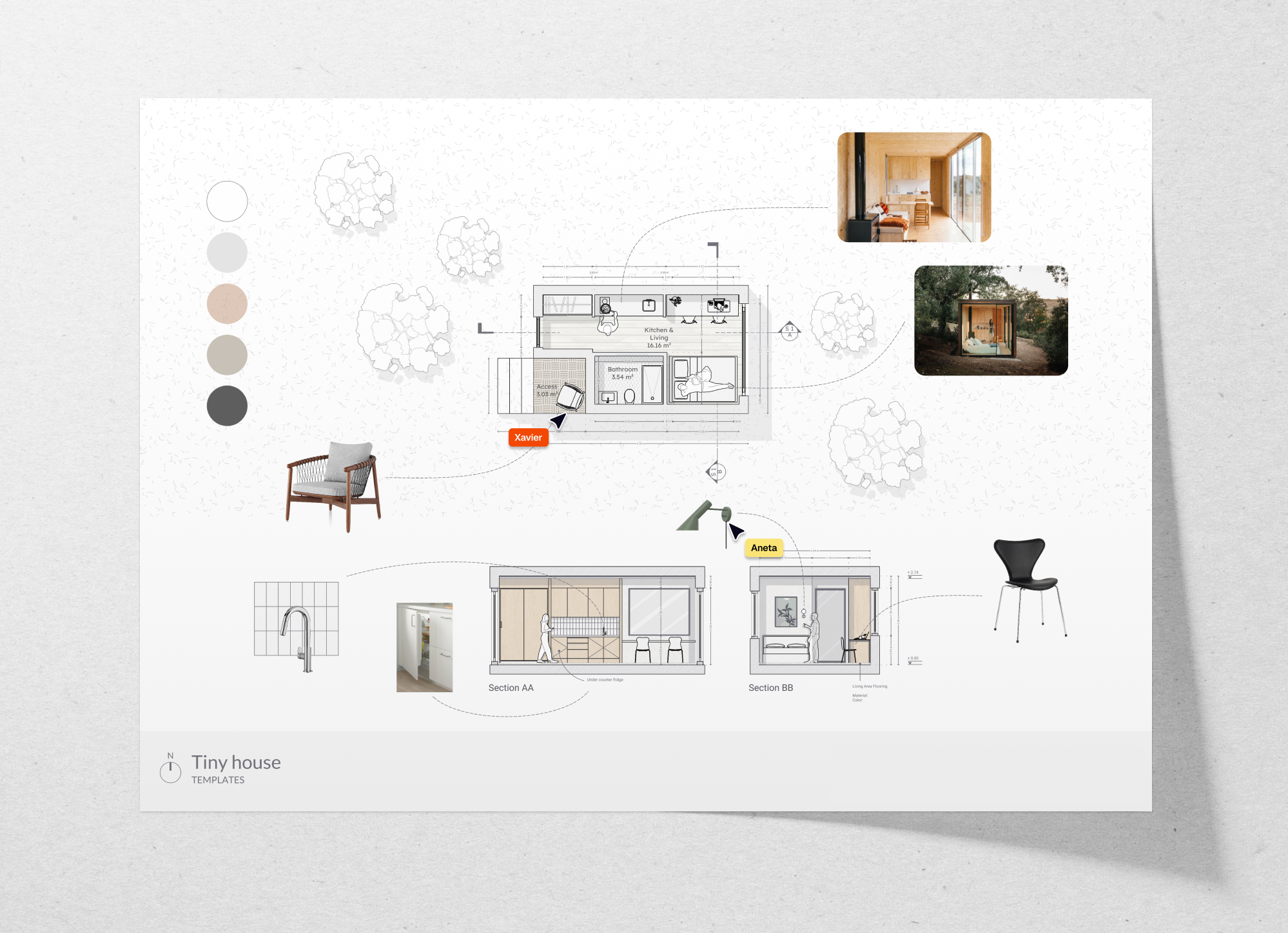 Tiny house floor plan