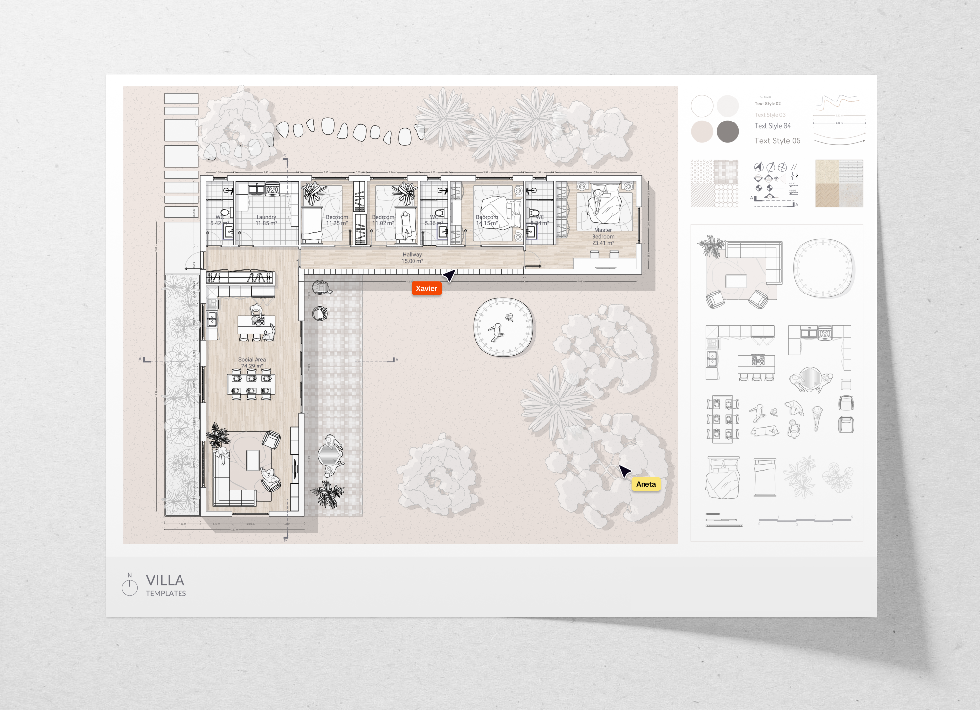 Villa floor plan