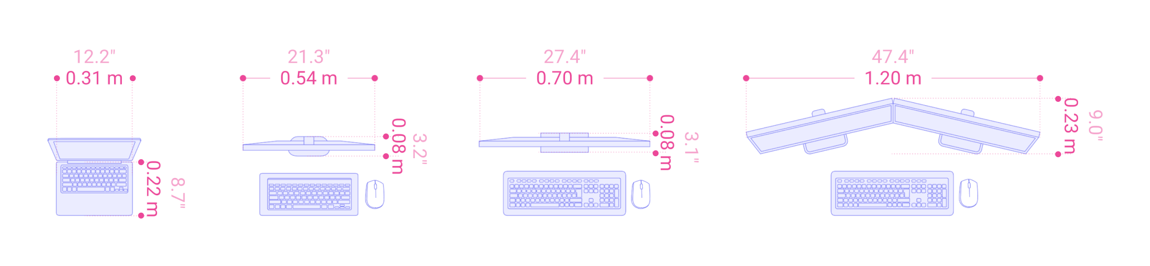 Computer Screen & Keyboard