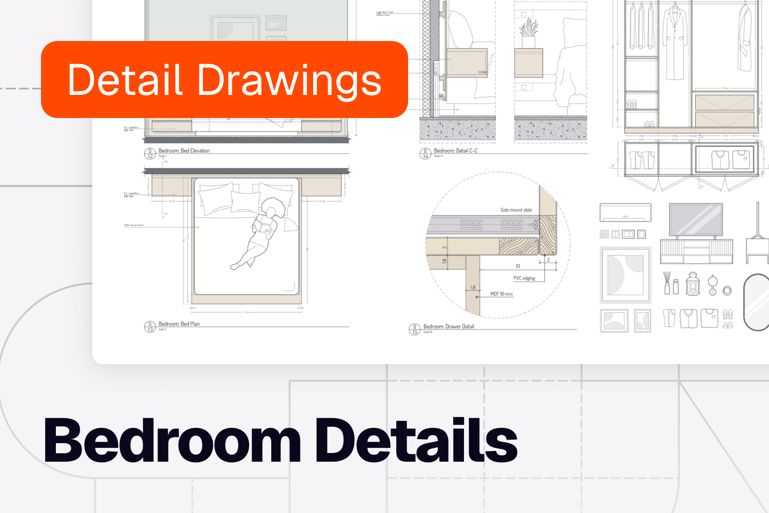 Template Millwork - Bathroom Details