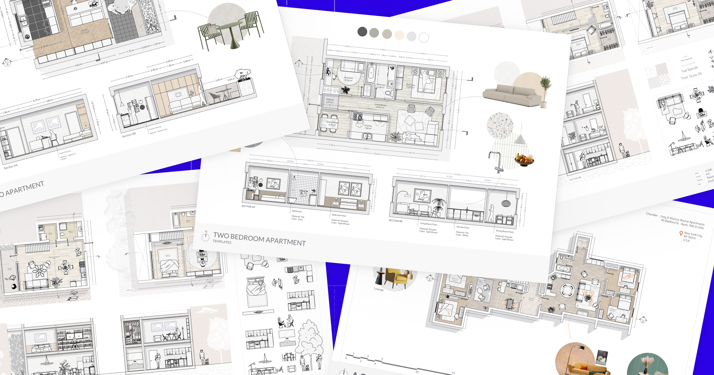 Apartment layouts: 5 templates for designers and architects