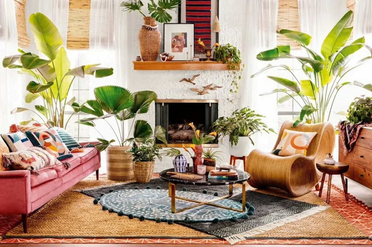 Boho Style Living Room