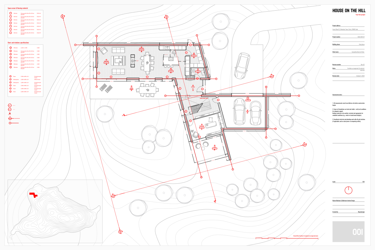 House on the fill interior design template - By Rayon.design | Rayon