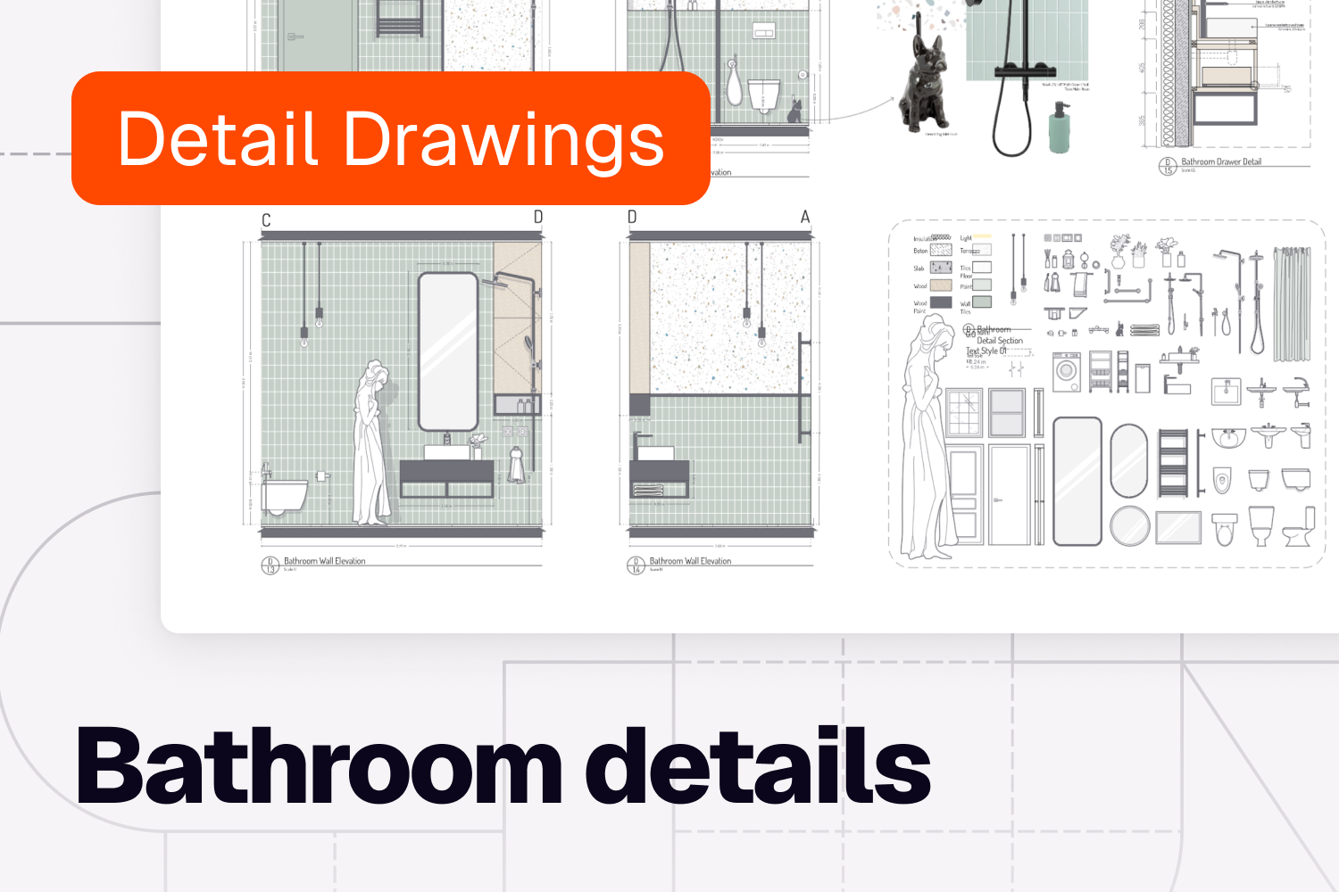 Template Millwork - Bedroom Details 