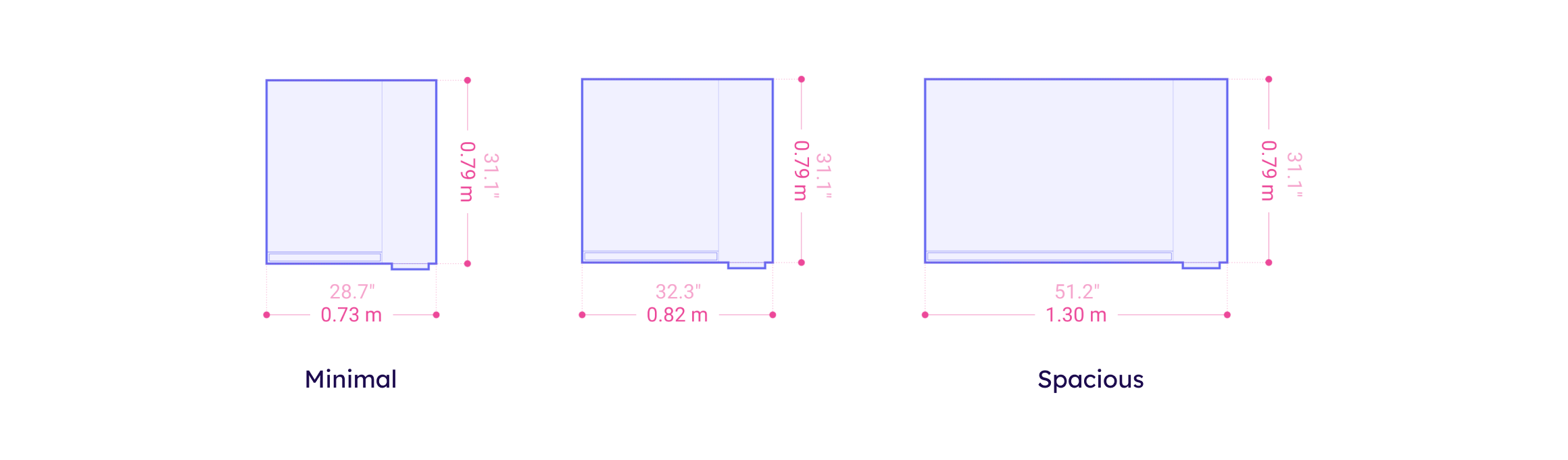 Snack & Beverage Vending Machine Dimensions