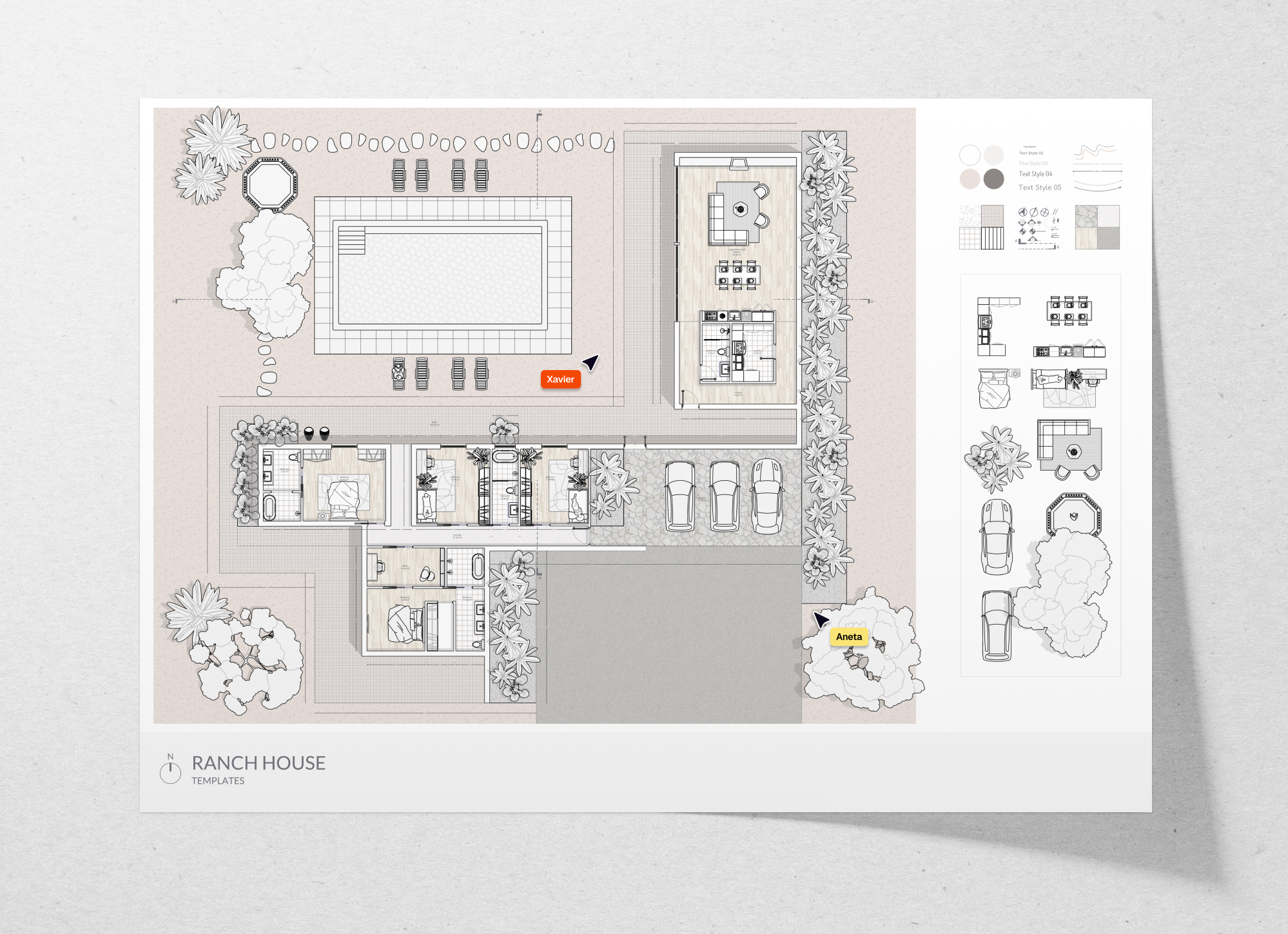 Ranch house floor plan