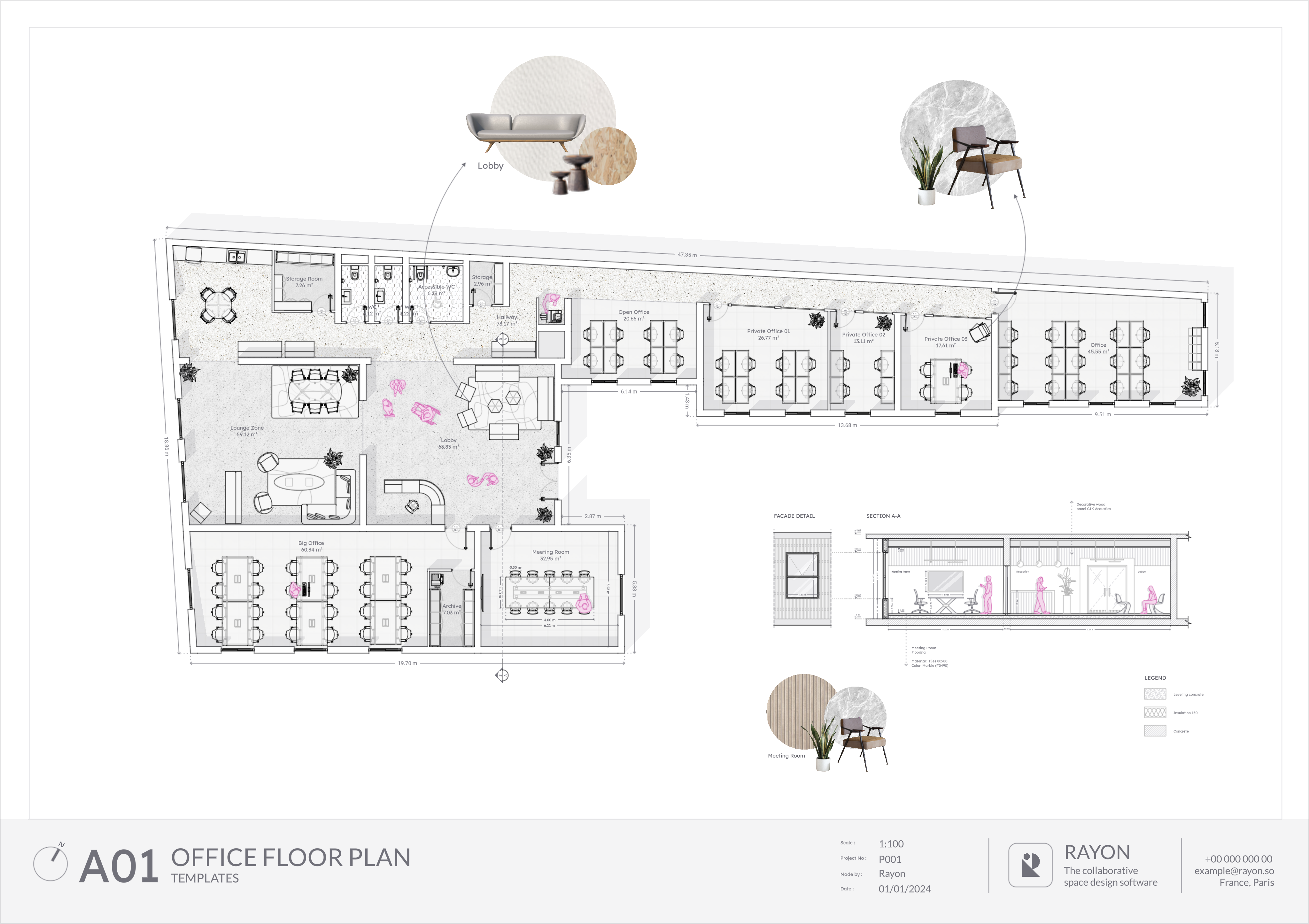 Office Floor Plan Template