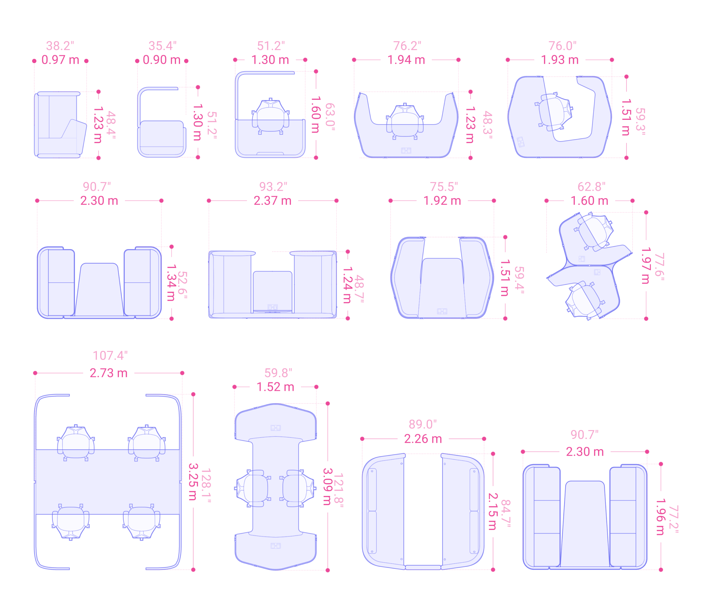 Booth Dimensions