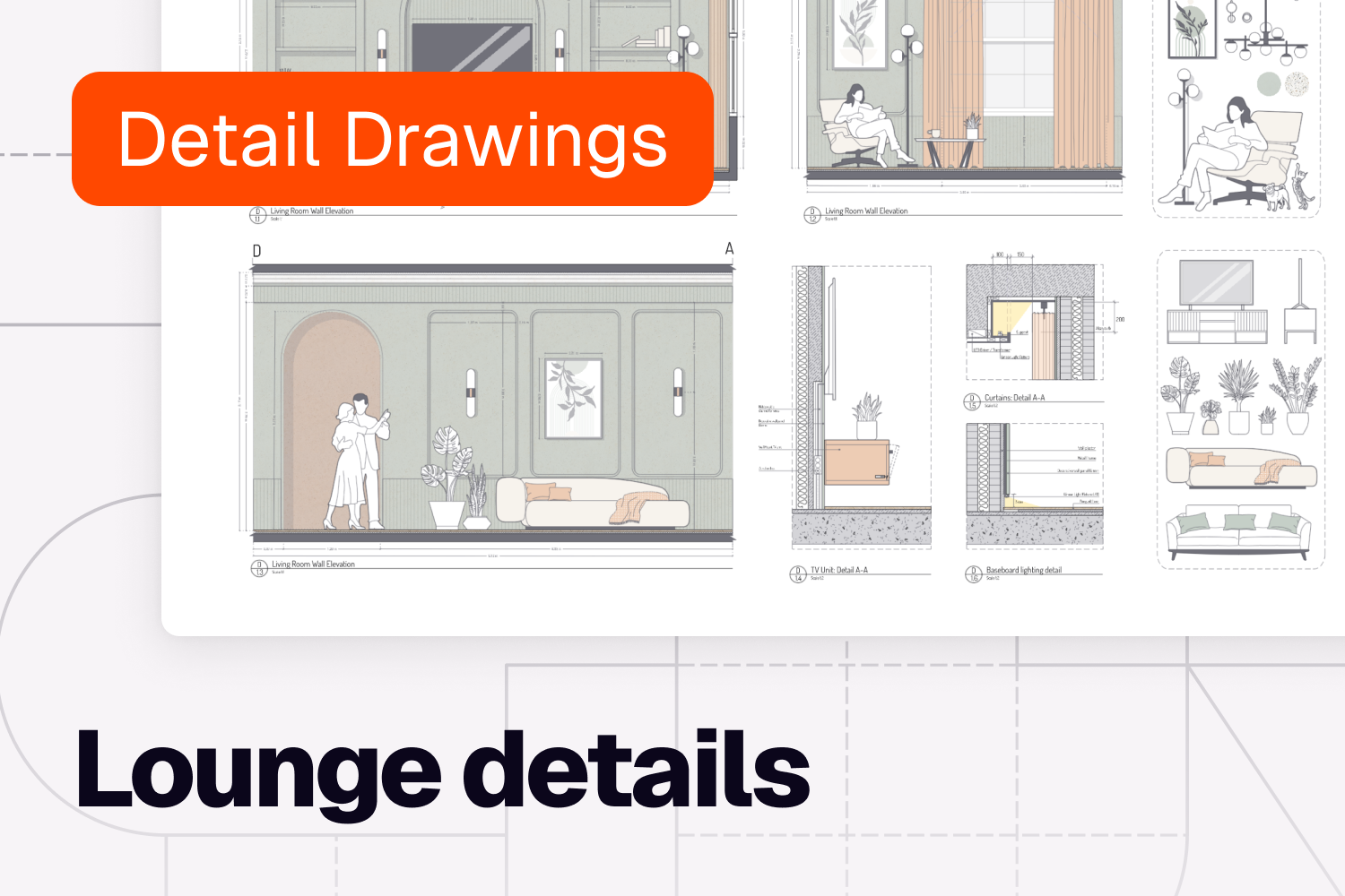 Template Millwork - Lounge Details