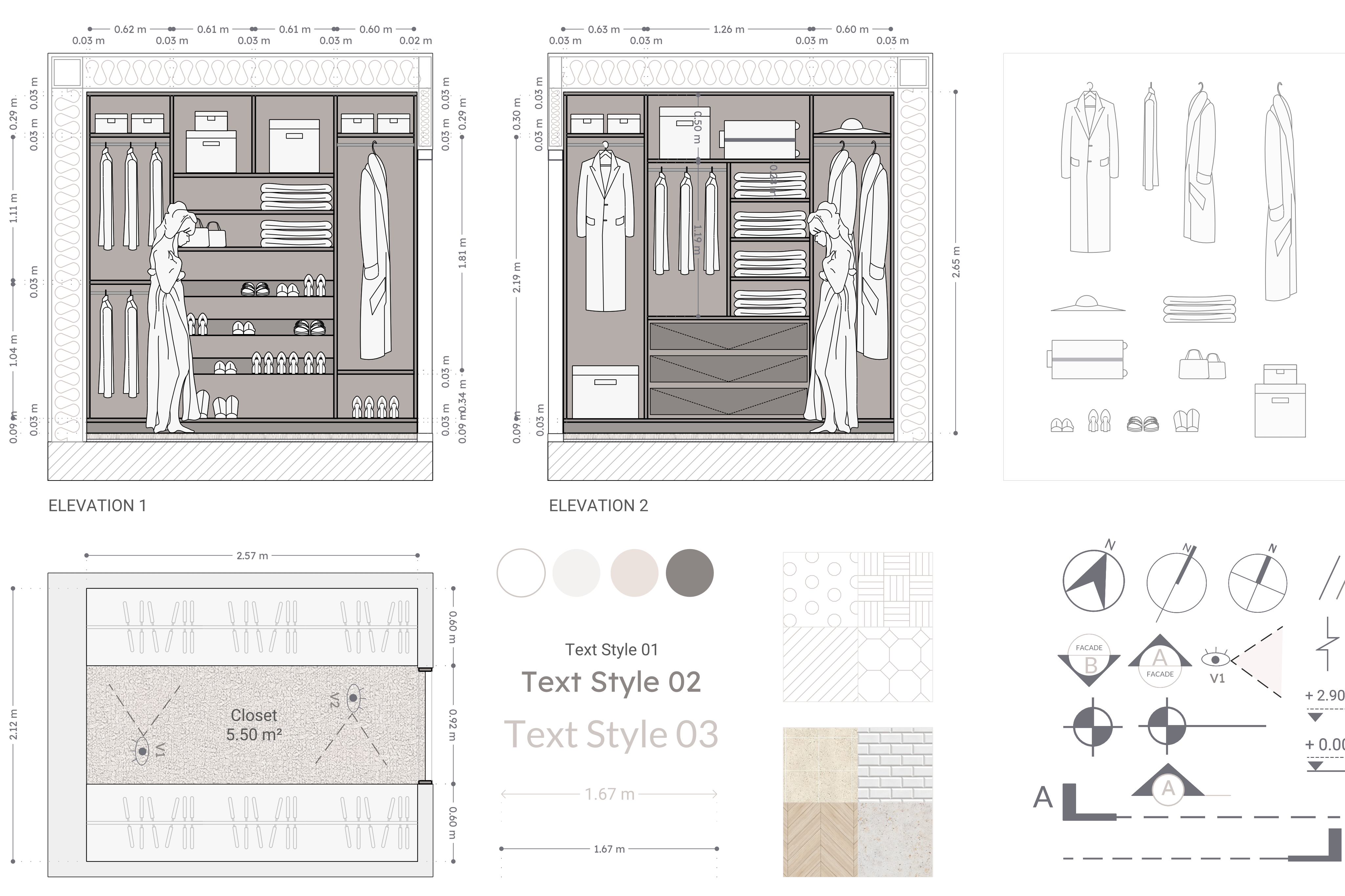 Walk-In Closet Template for Luxury Storage Solutions | Rayon