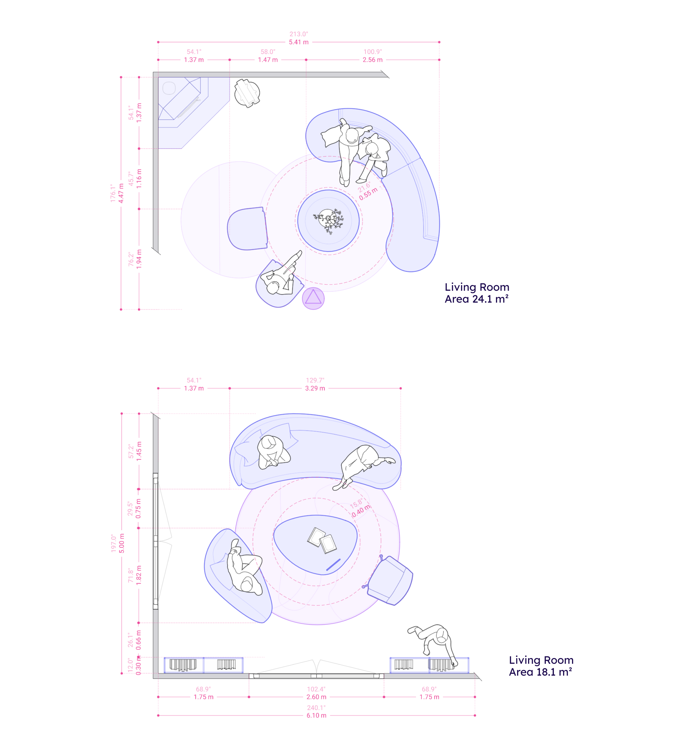 Circular Living Room