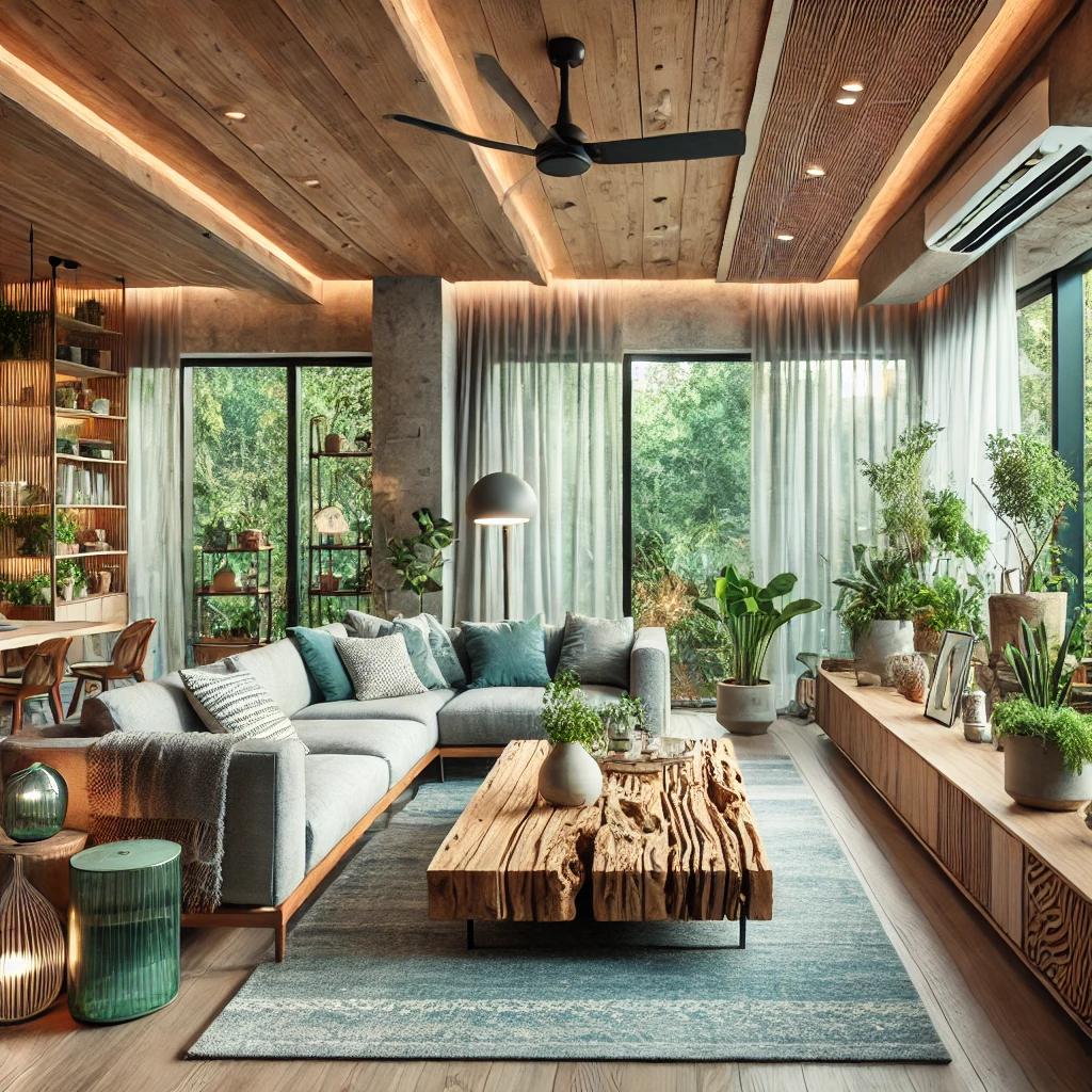 Wood style Living Room