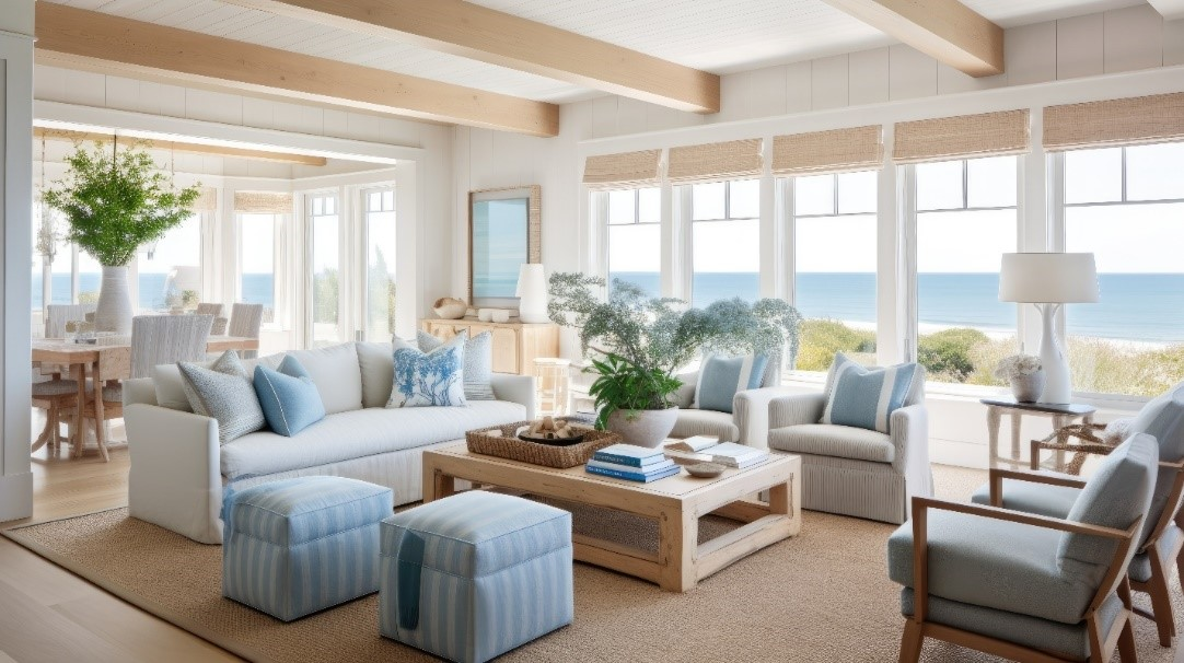 Coastal Style Living Room