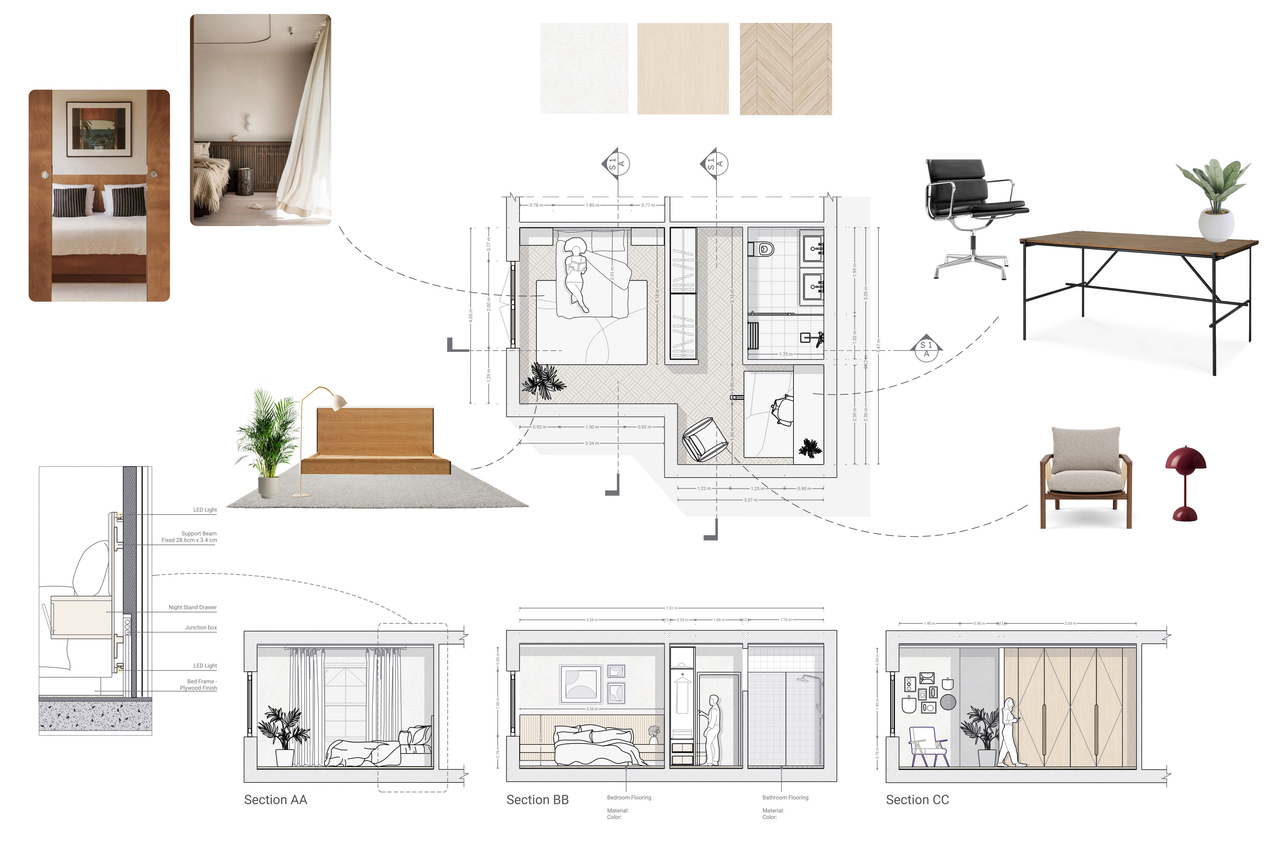 Master Bedroom Floor Plan Template for Modern Layouts | Rayon